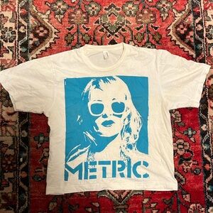 Vintage Metric Tee, size S, American Apparel